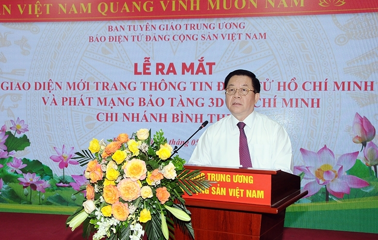 Lancement d’une nouvelle interface du site web sur le Président Ho Chi Minh